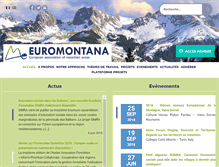 Tablet Screenshot of euromontana.org